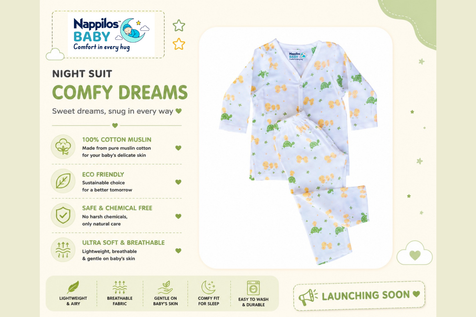 Comfy Dreams Night Suit