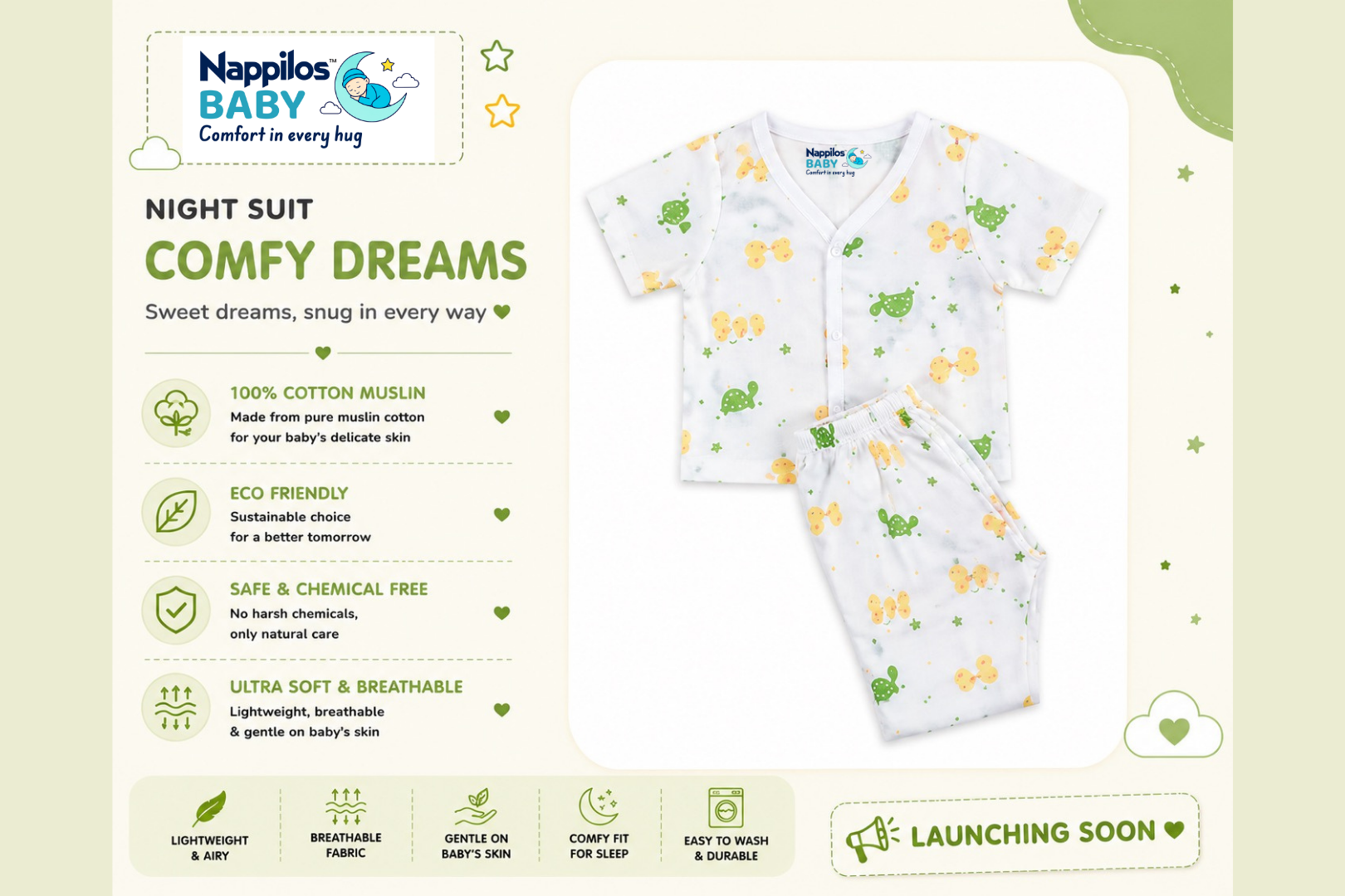 Comfy Dreams Night Suit