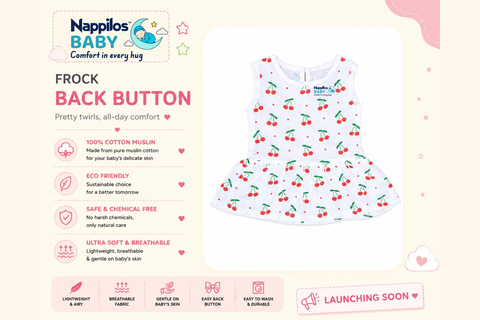 Frock Back Button